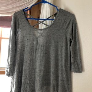 Cross back T-shirt